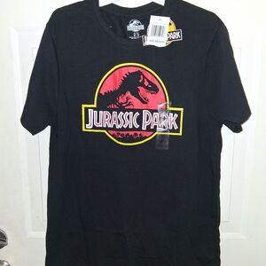 Jurassic Park Men's Black Graphic Tee